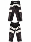 Planett Pro-Lite BMX Race Pants (Black/Grey/White - Grey Stripe)