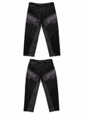 Planett Pro-Lite BMX Race Pants (Black - Grey Stripe)