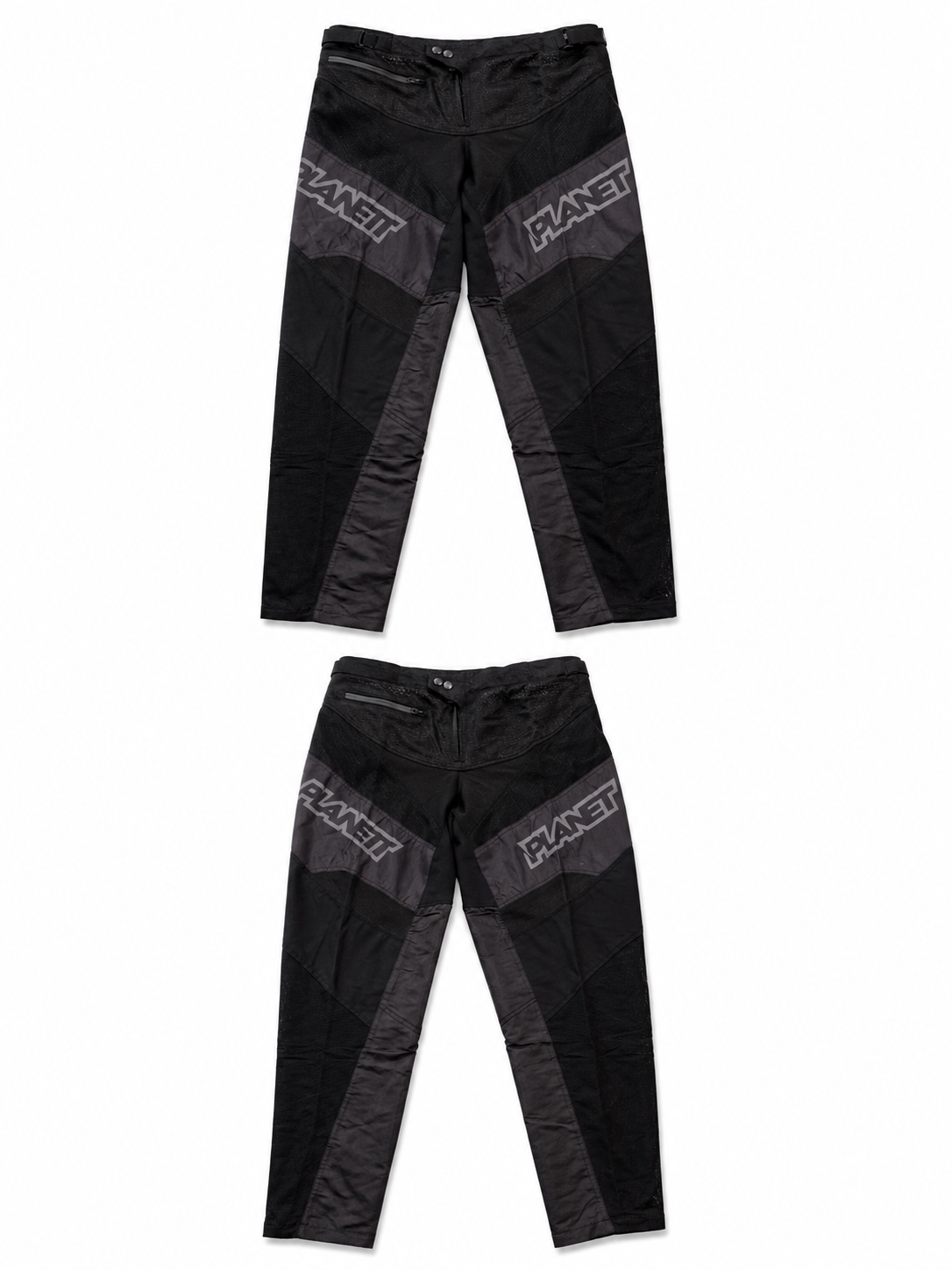 Planett Pro-Lite BMX Race Pants (Black - Grey Stripe)