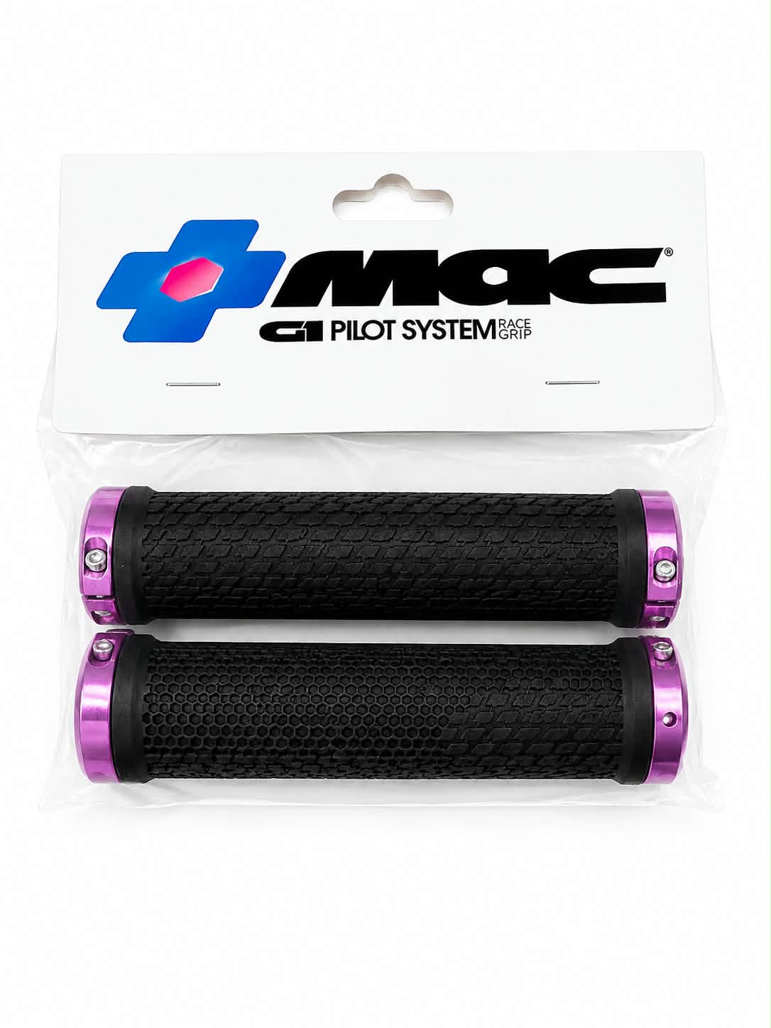 Mac G1 Pro Grips (Black/Purple)