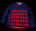 Planett BMX Jersey Blue Red Checker