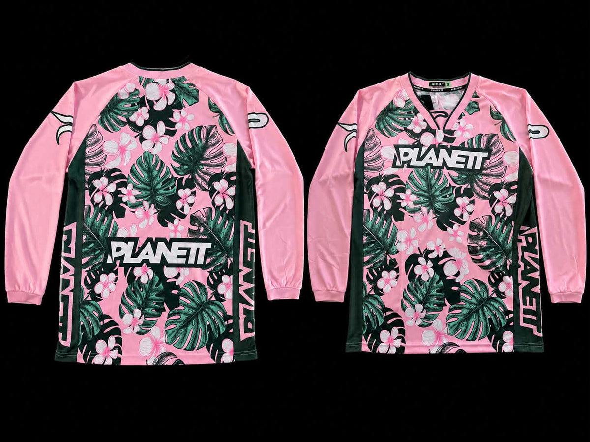 Planett BMX Jersey Pink Floral