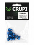 Crupi Chain Ring Bolt Kit (Blue)