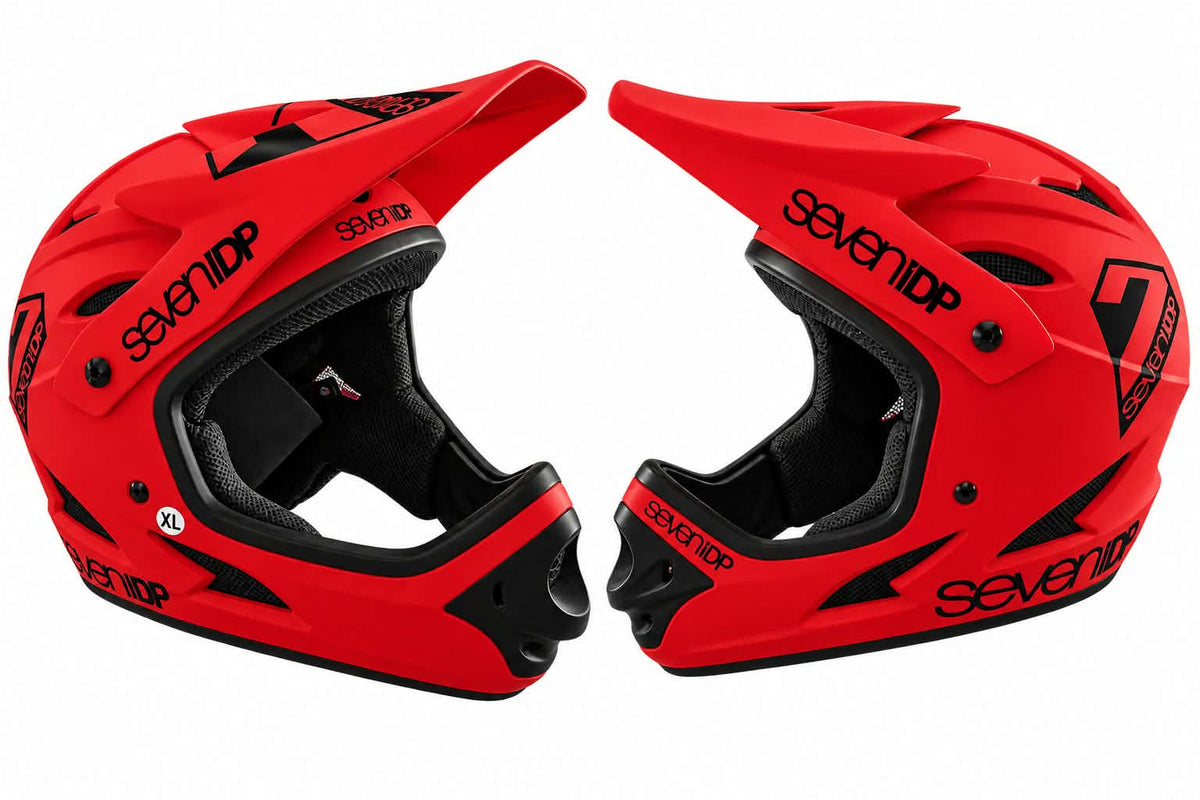 SEVEN IDP M1 HELMET RED YXL