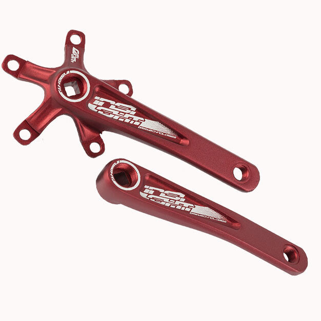 Insight Square-Drive Cranks 5-Bolt 110BCD 130mm (Red)