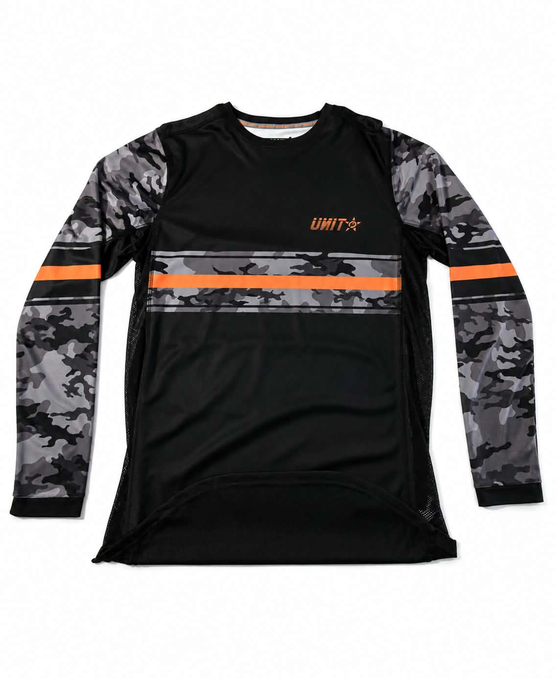 Unit BMX Jersey Camo Print Sleeves