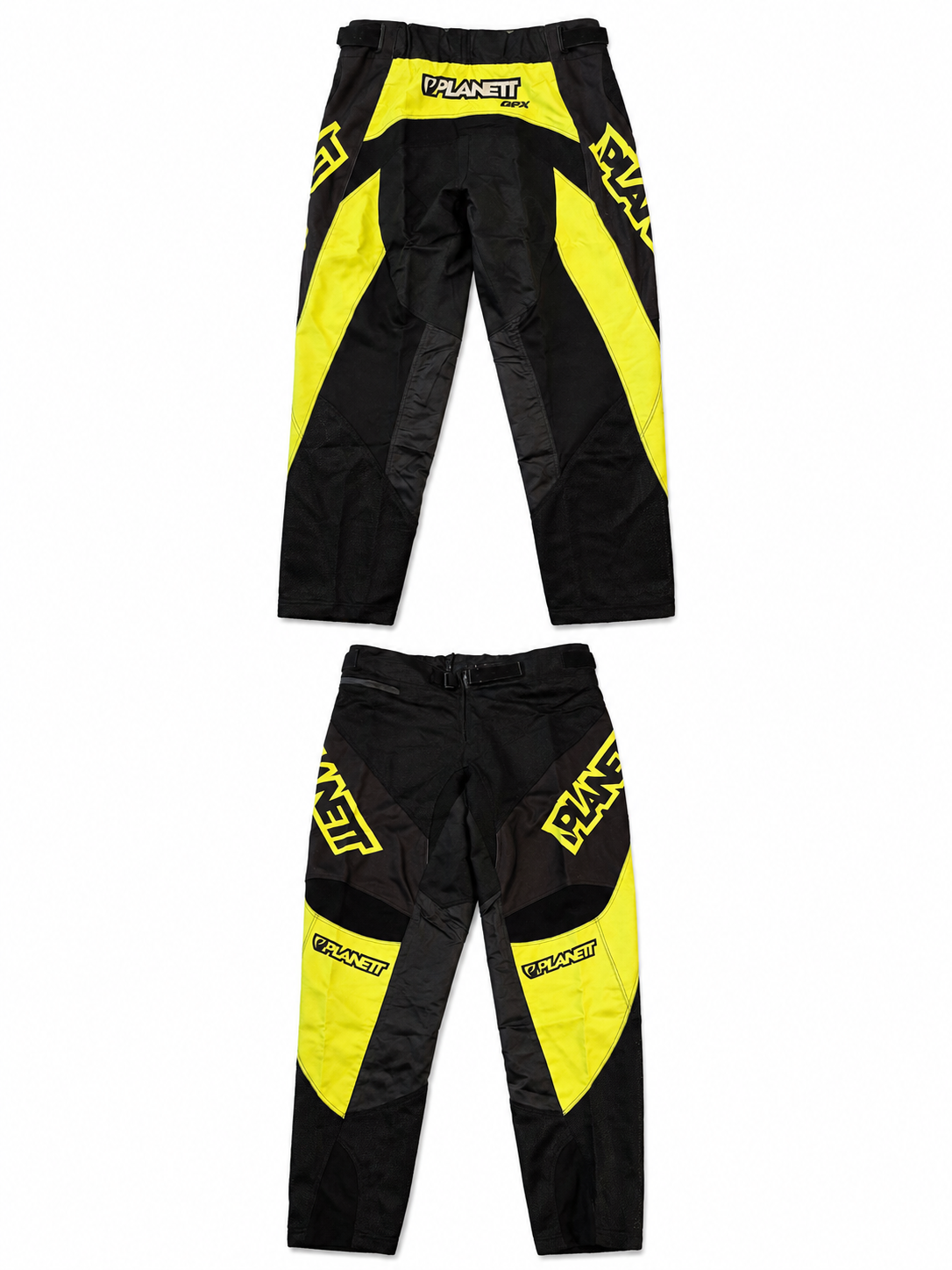 Planett Pro-Lite BMX Race Pants - New Style (Black/Yellow)