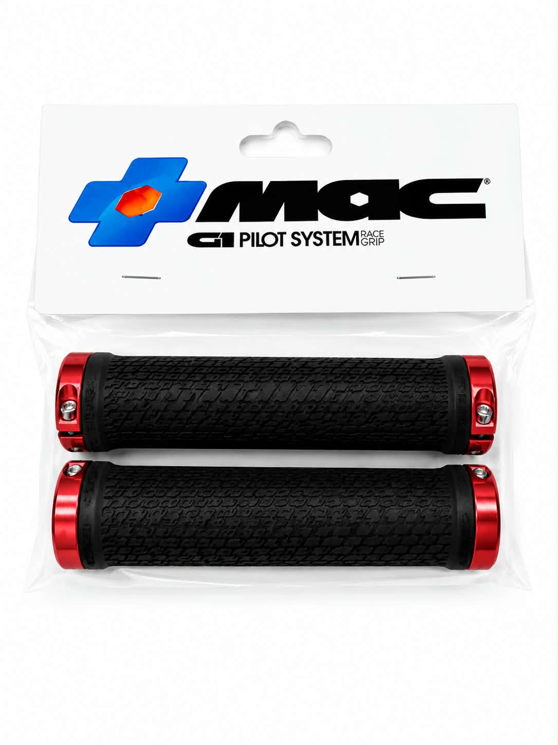 Mac G1 Pro Grips (Black/Red)