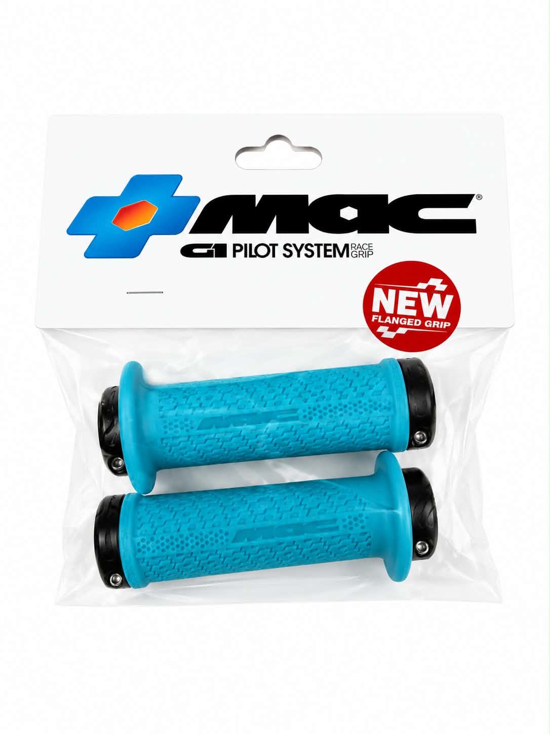 Mac G1 Mini Race Grips (Cyan Blue)