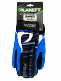 Planett Performance BMX Racing Gloves - Blue/Black/Purple (Adult Small)