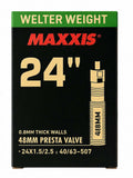 Maxxis Welter Weight BMX Inner Tube 24 x 1.5/2.5" (40/63-507) 48mm Presta