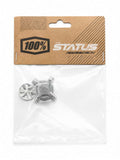 100% Status Helmet Visor Screw Kit (Silver)