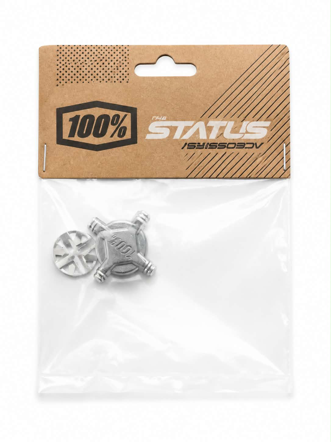 100% Status Helmet Visor Screw Kit (Silver)