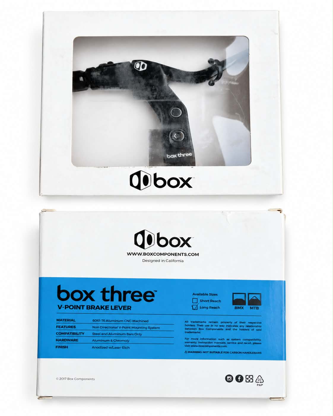 Box Three V Point Brake Lever
