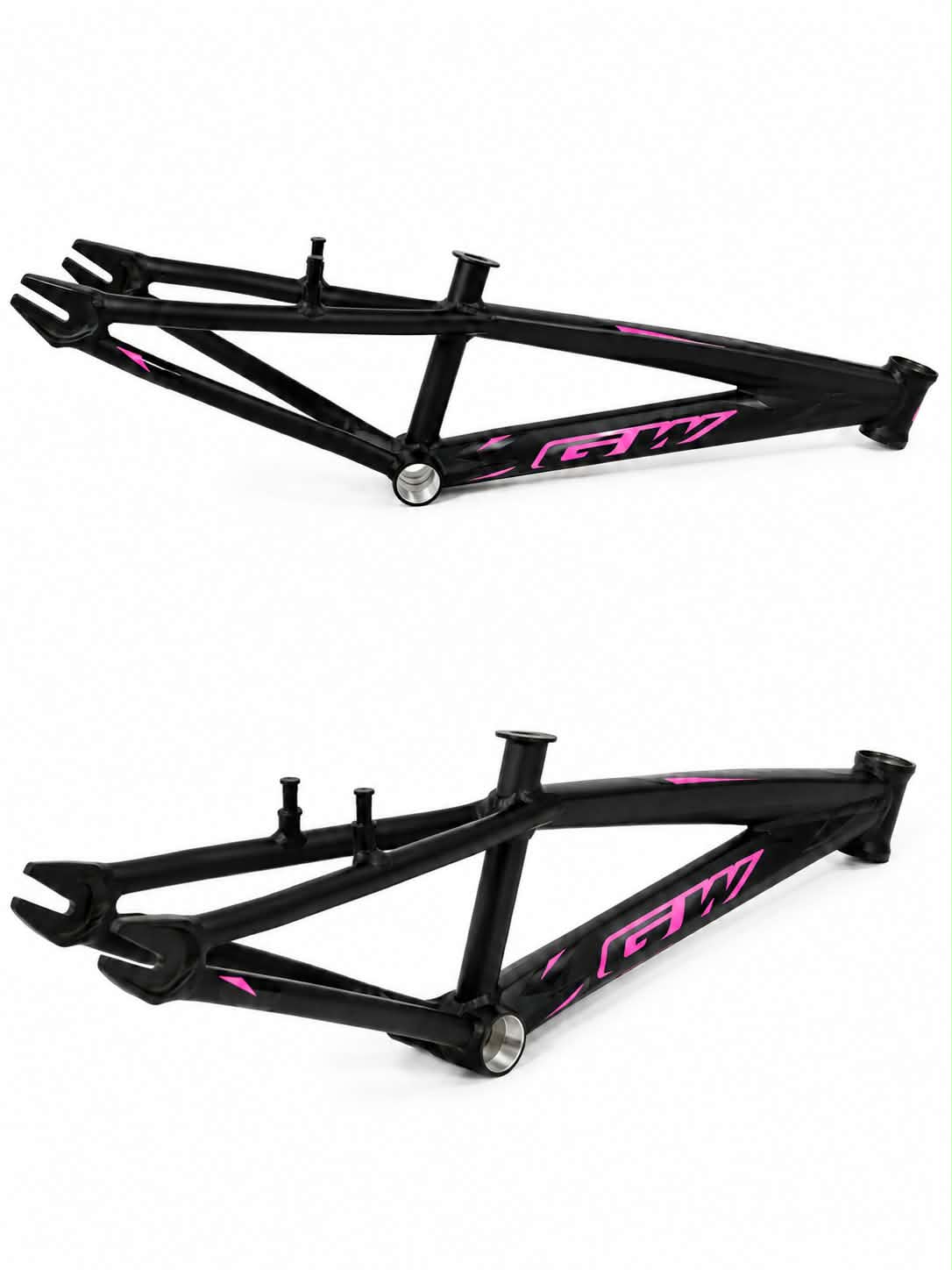 GW Winners Elite Series Alloy BMX Race Frame (Black/Pink) Micro