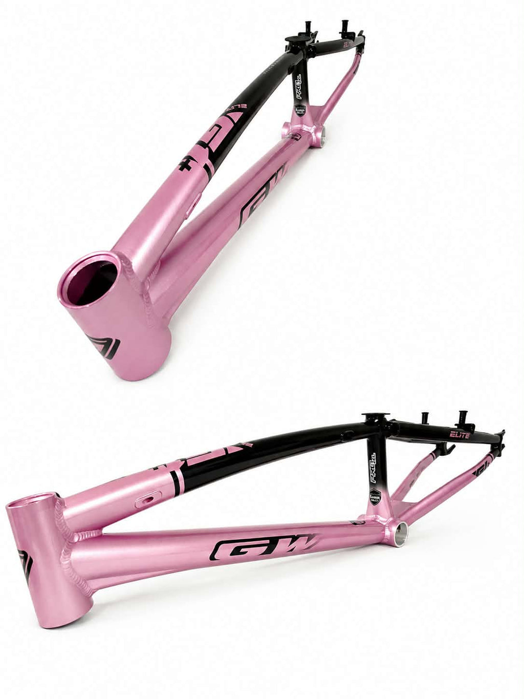 GW G1+ Elite Gold Series Winners Alloy BMX Race Frame (Pink/Black)