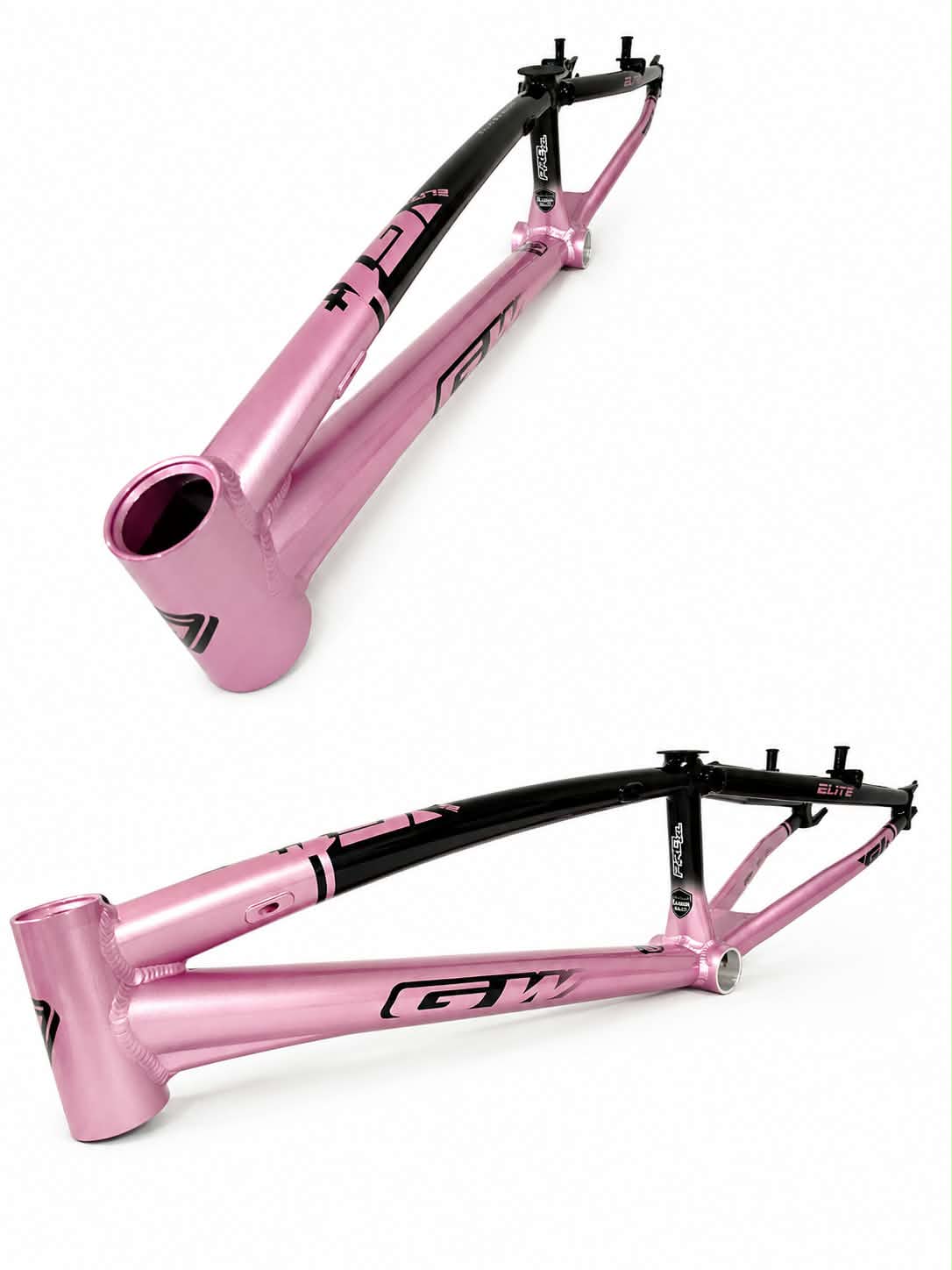 GW G1+ Elite Gold Series Winners Alloy BMX Race Frame (Pink/Black)