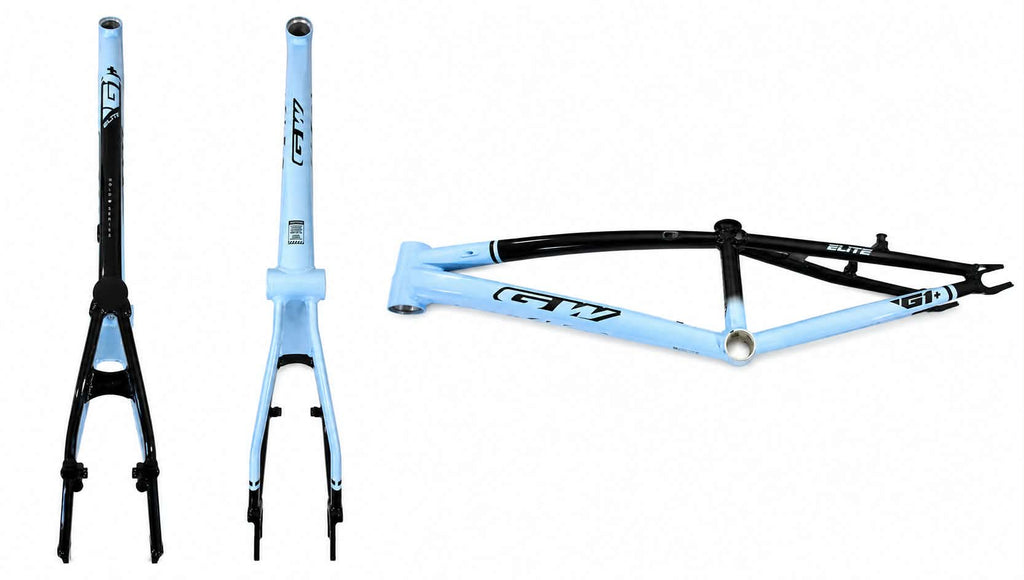 GW G1+ Elite Gold Series Winners Alloy BMX Race Frame (Blue/Black)
