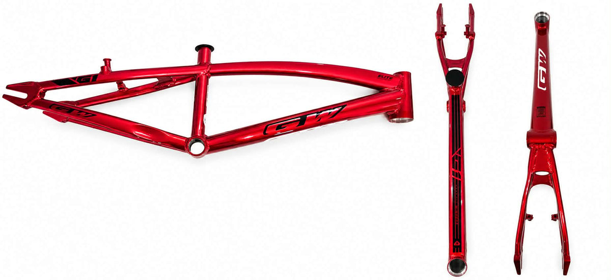 GW G1 Winners Elite Series Alloy BMX Race Frame (Red/Black)