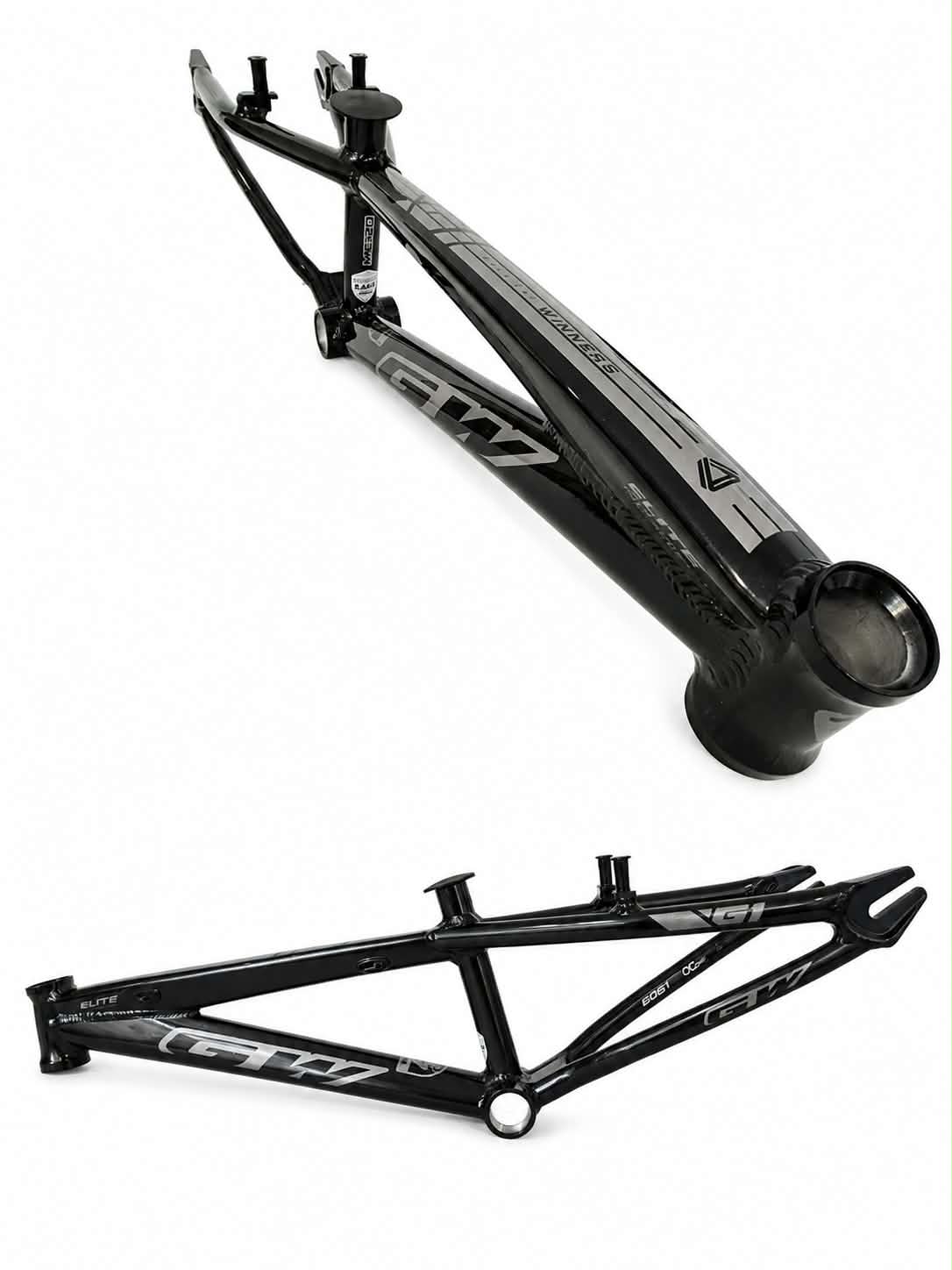 GW G1 Winners Alloy BMX Race Frame (Black/Grey)