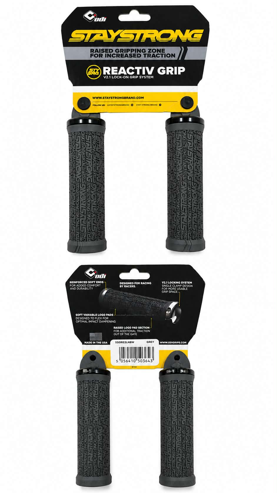 Staystrong Pro Rider Grips (Pro Size)