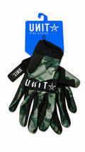 Unit Ride Gloves — Green Black Camo