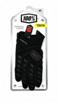100% Airmatic BMX Racing Gloves (Youth Medium)