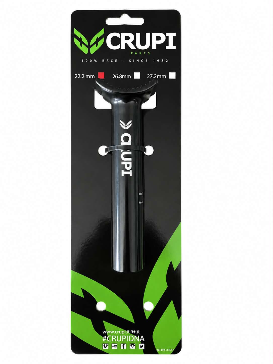 Crupi Alloy Pivotal Seatpost (Black)