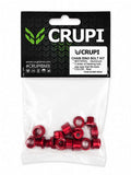Crupi Chain Ring Bolt Kit (Red)