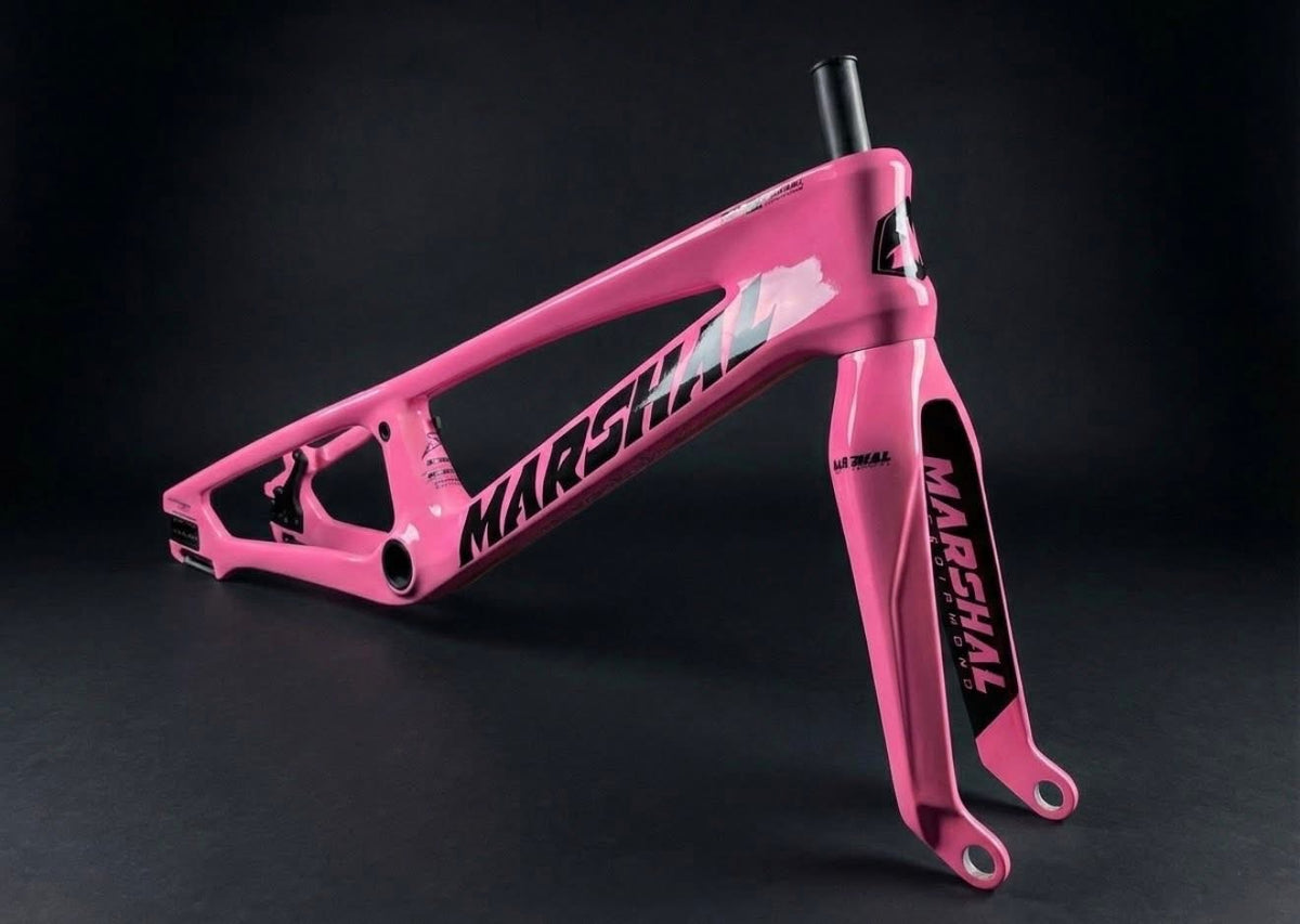 Frame & Fork carbon "SR71-BLACKBIRD" | (EXPERT XL)(PINK) | Marshal