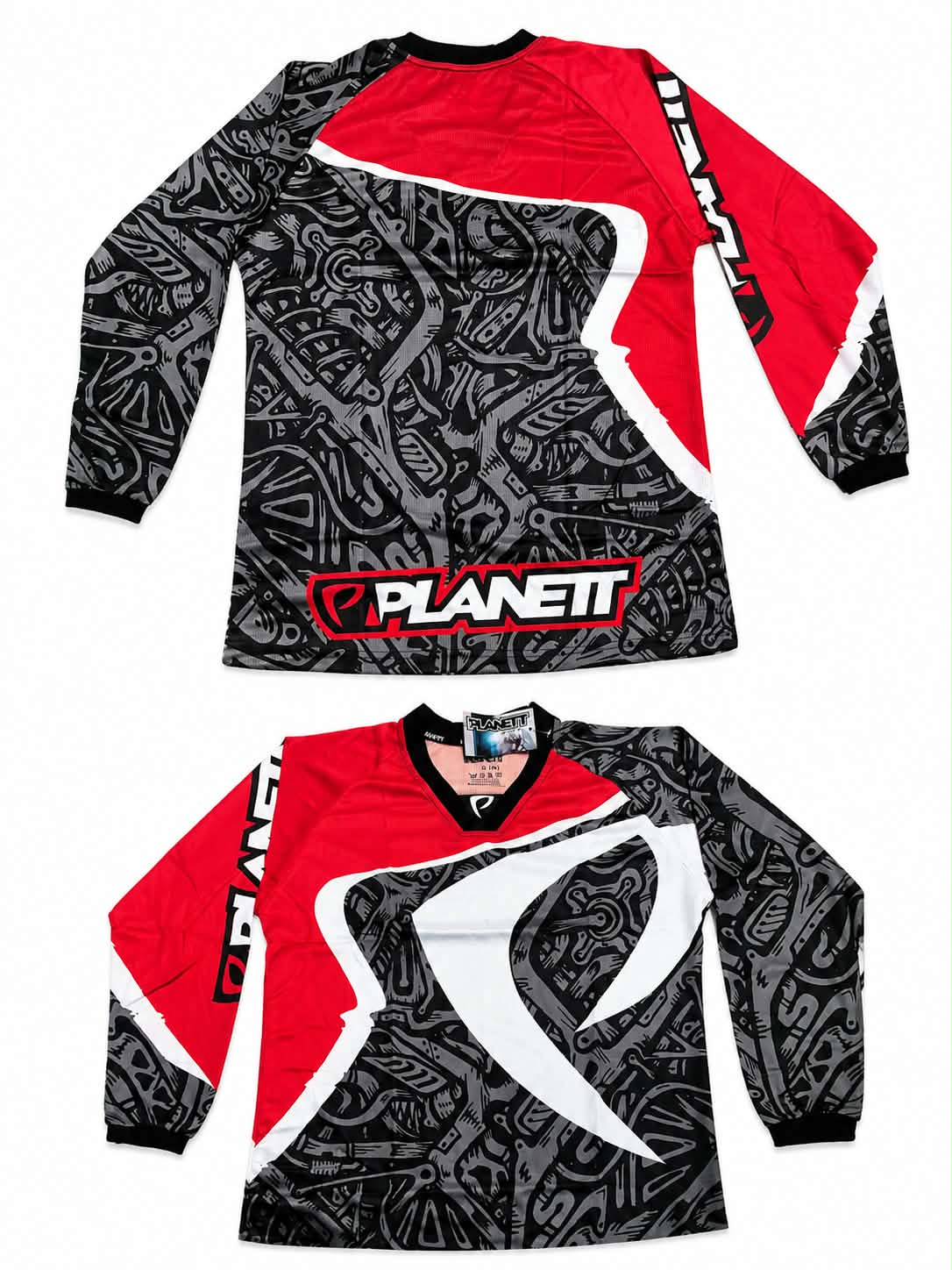 Planett BMX Jersey Red/Black