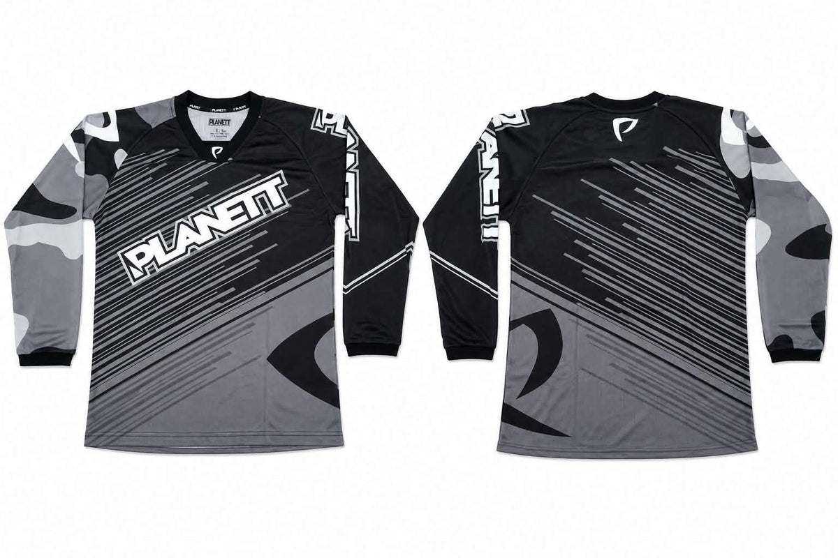 Planett BMX Jersey Grey/Black