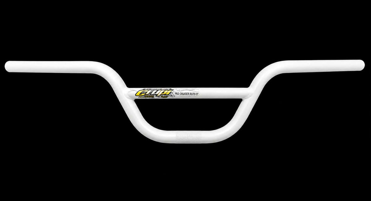 4.5" Crupi Aluminium Moto/Expert Handlebars (WHITE)